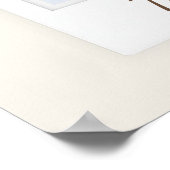 Polaroid Style Foto Poster - Dankbaar & Gezegend (Hoek)