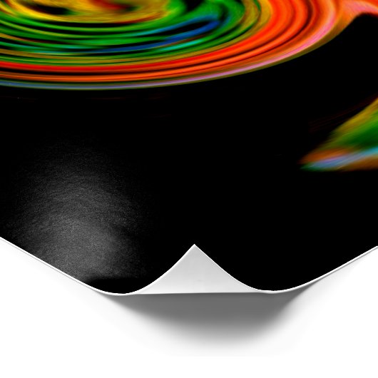 Polaroid SX-70 Foto licht schilderen #1 Poster (Hoek)