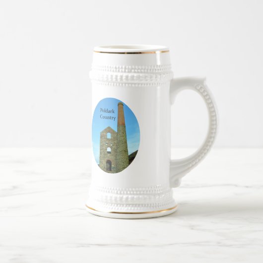 Poldark Country Mine Ruins Cornwall England Bierpul (Rechts)