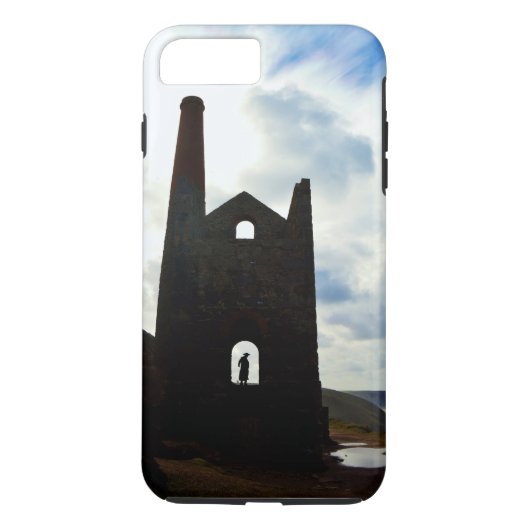Poldark Country Mine Ruins Cornwall England Case-Mate iPhone Case (Achterkant)