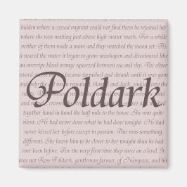 Poldark Quote Magneet