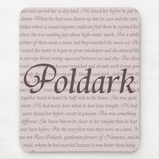 Poldark Quote Muismat (Voorkant)