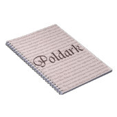 Poldark Quote Notitieboek (Rechterzijde)