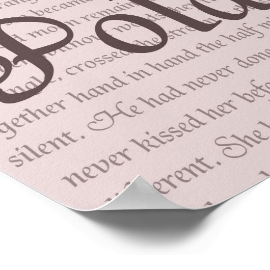 Poldark Quote Poster (Hoek)