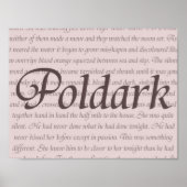 Poldark Quote Poster (Voorkant)