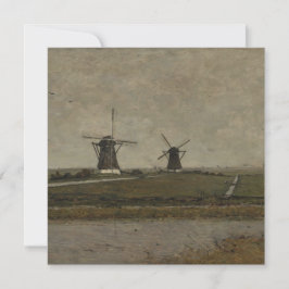 Polder met molens in de buurt van Overschie