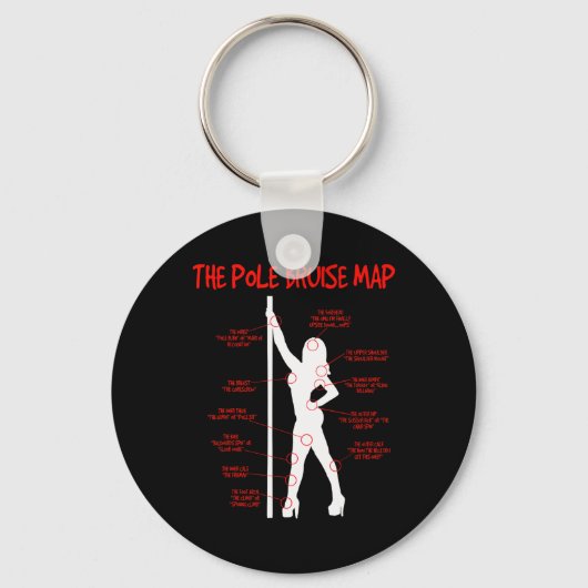 Pole Bruise Draag Dansoutfit Danskleding Fitn Sleutelhanger (Voorkant)