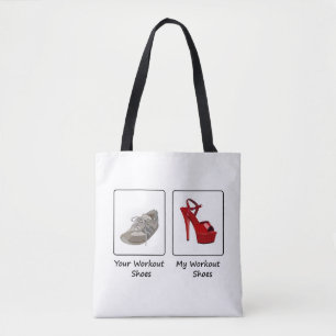 Pole Dance - Mijn gymschoenen, je gymschoenen Tote Bag