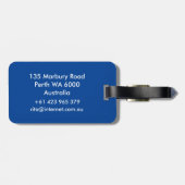 Pole Fitness Bagagelabel (Achterkant horizontaal)