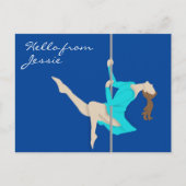 Pole Fitness Briefkaart (Voorkant)