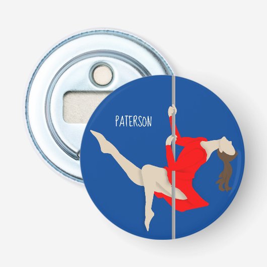 Pole Fitness Button Flesopener (Voorkant)