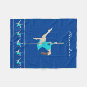 Pole Fitness Fleece Deken (Voorkant (Horizontaal))