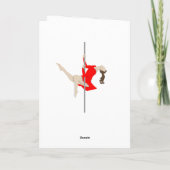 Pole Fitness Kaart (Achterkant)