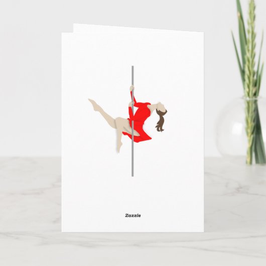 Pole Fitness Kaart (Achterkant)