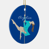 Pole Fitness Keramisch Ornament (Rechts)