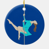 Pole Fitness Keramisch Ornament (Achterkant)