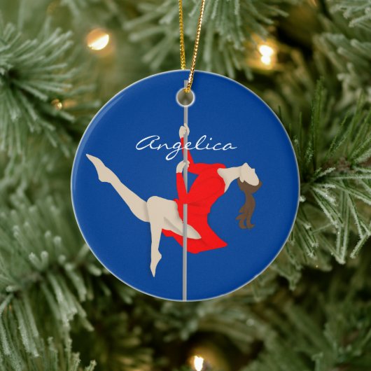Pole Fitness Keramisch Ornament (Boom)