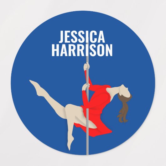 Pole Fitness Labels (Design 1)