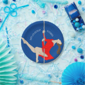 Pole Fitness Papieren Bordje (Feest)
