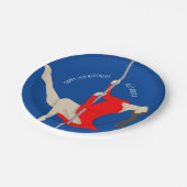 Pole Fitness Papieren Bordje (Gekanteld)