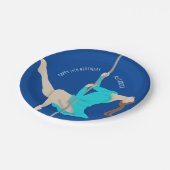 Pole Fitness Papieren Bordje (Gekanteld)