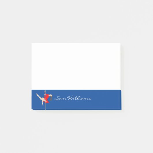 Pole Fitness Post-it® Notes (Voorkant)