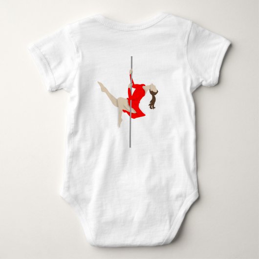 Pole Fitness Romper (Achterkant)