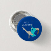 Pole Fitness Ronde Button 3,2 Cm (Voorkant /achterkant)