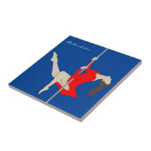 Pole Fitness Tegeltje (Zijkant)