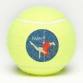 Pole Fitness Tennisballen (Achterkant)
