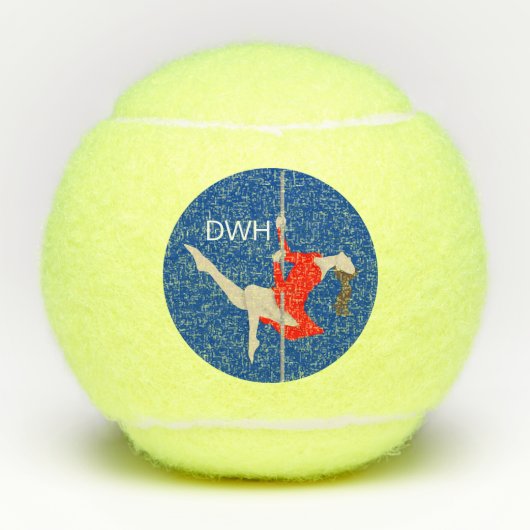 Pole Fitness Tennisballen (Voorkant)
