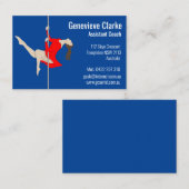 Pole Fitness Visitekaartje (Voorkant / Achterkant)