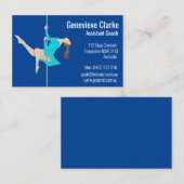 Pole Fitness Visitekaartje (Voorkant / Achterkant)