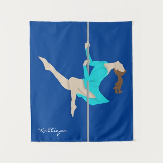 Pole Fitness Wandkleed (Voorkant)
