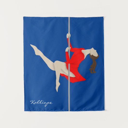 Pole Fitness Wandkleed (Voorkant)