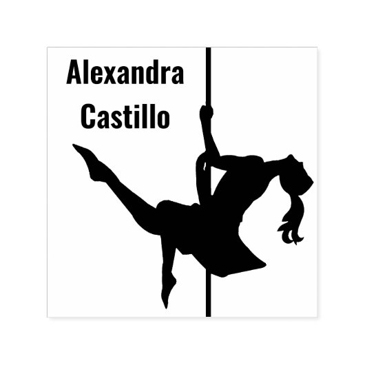Pole Fitness Zelfinktende Stempel (Design)
