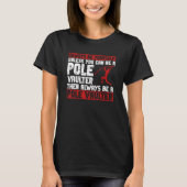 Pole Jumper and Pole Vault Jump T-shirt (Voorkant)