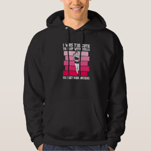 Pole Jumper Girl en Pole Vault Jump Athlete 1 Hoodie