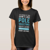 Pole Jumping High Jump Pole Vault T-shirt (Voorkant)