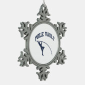 Pole Valt Tin Sneeuwvlok Ornament (Links)