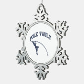 Pole Valt Tin Sneeuwvlok Ornament (Rechts)