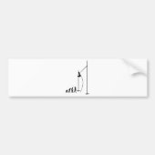 Pole Vault Athlete Bumpersticker (Voorkant)