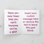 Pole Vault - blauw (licht) Kaart (Binnen)