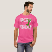 Pole Vault - Distressed  Look Pole Vaulti T-shirt (Voorkant volledig)
