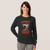 Pole Vault For Athletics Bar High Jumper Track And T-shirt (Voorkant volledig)