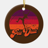 Pole Vault Fun Vaulting for Girl Vaulters Keramisch Ornament (Voorkant)