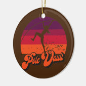 Pole Vault Fun Vaulting for Girl Vaulters Keramisch Ornament (Links)