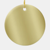 Pole Vault Gold Toned Medal Ornament (Achterkant)