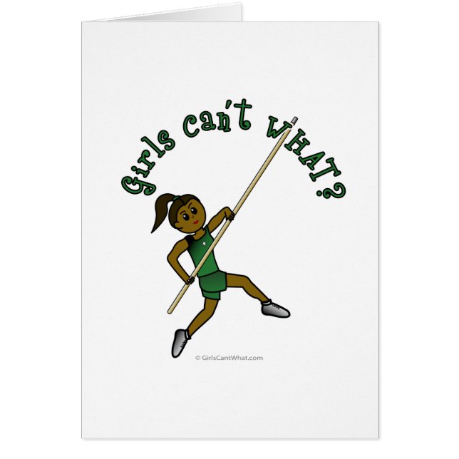 Pole Vault - groen (donker) (Voorkant)