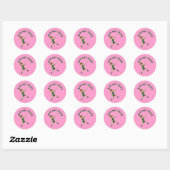 Pole Vault - groen (licht) Ronde Sticker (Vel)